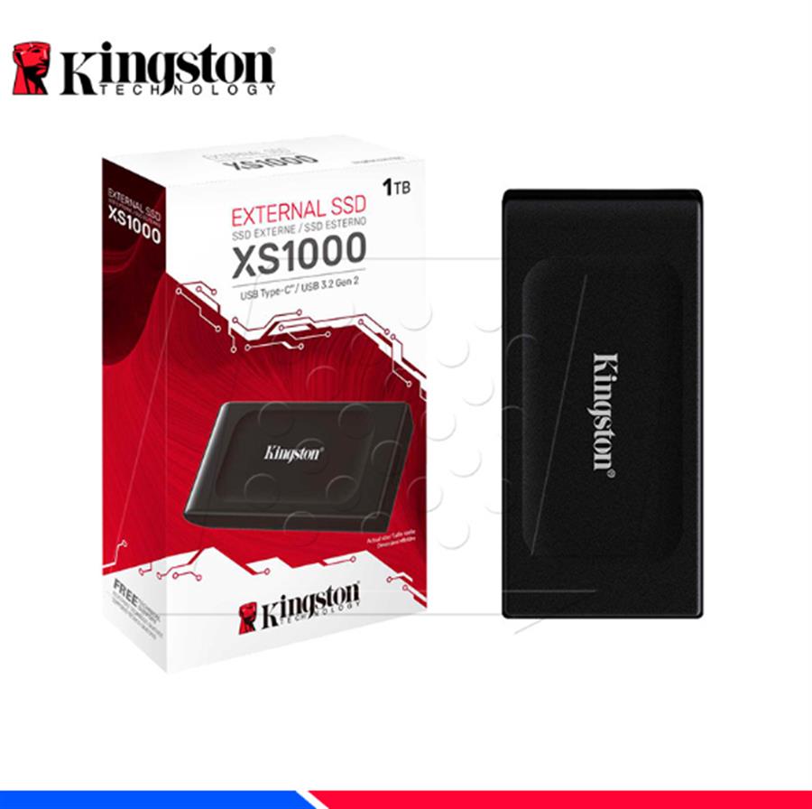 Disco externo SSD Kingston 1TB USB 3.2 con cable