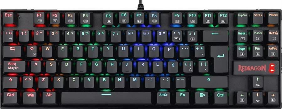 Teclado Redragon Kumara Black K552 RGB
