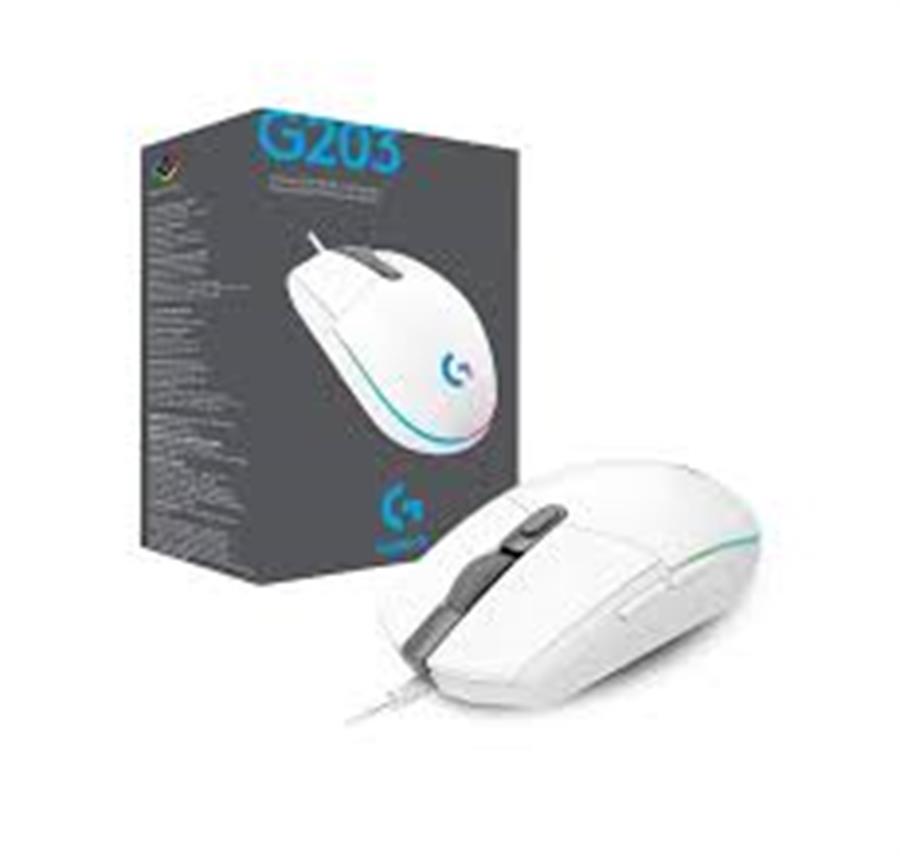 Mouse Logitech G203 BLANCO
