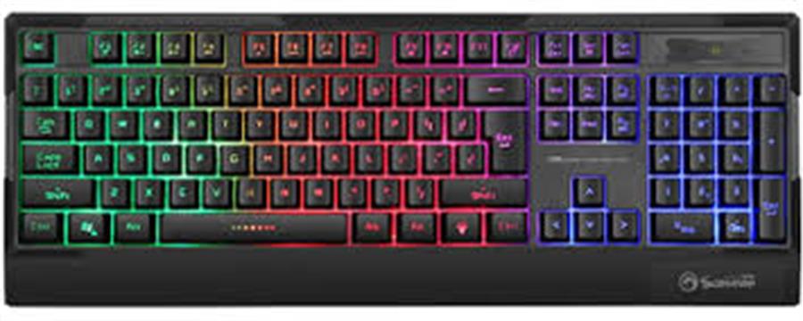 Teclado gamer Marvo K606 RGB