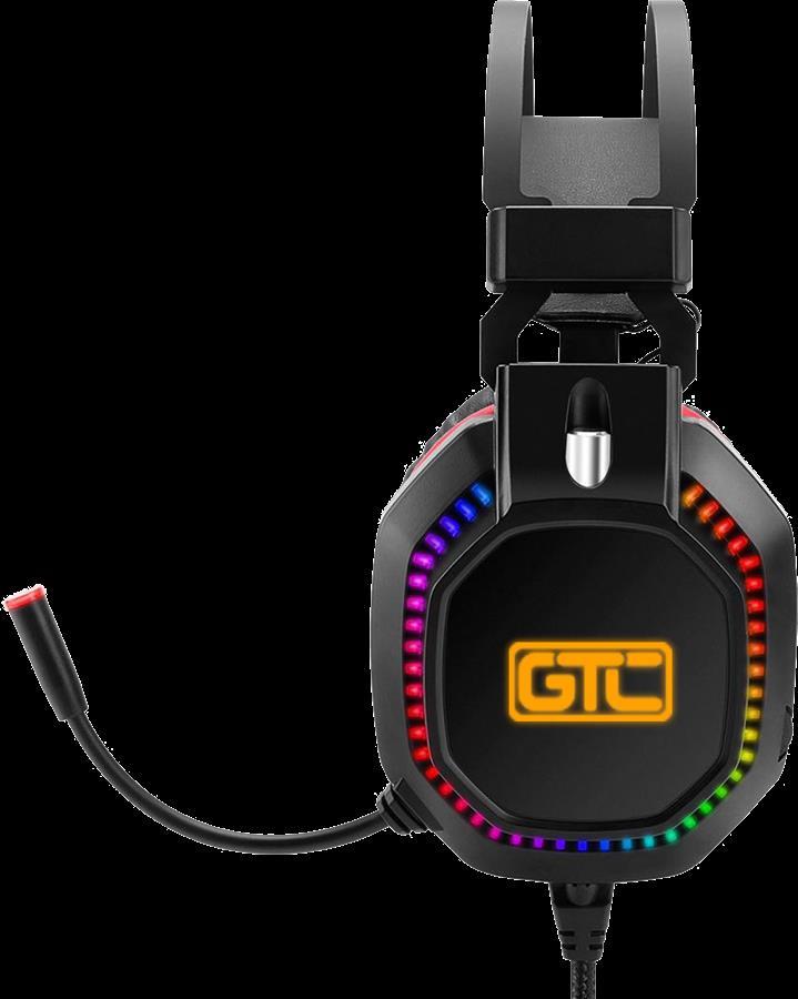 AURICULAR GAMING GTC HSG-606 LUCES LED CONTROL VOL +ADAPT