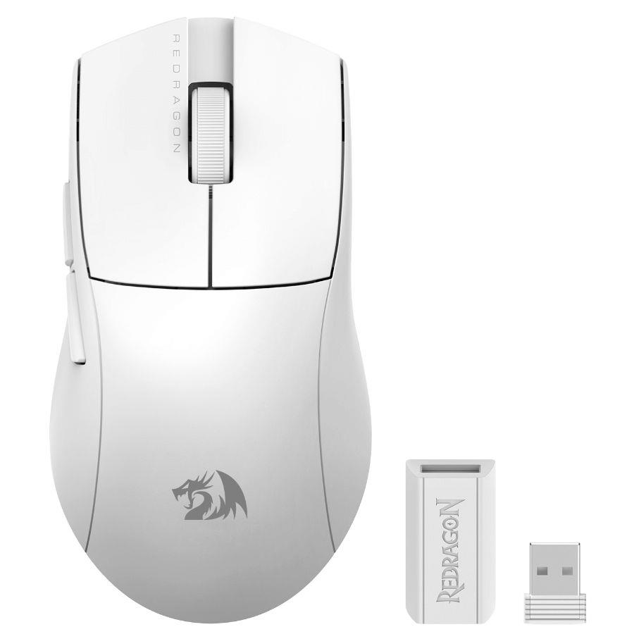 Mouse gamer Redragon K1NG M916 Pro 1K blanco