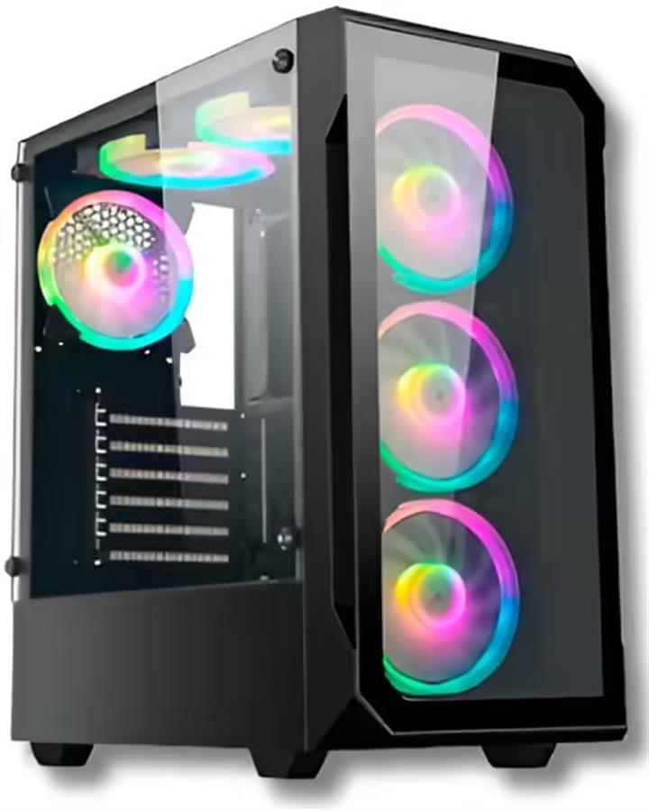 GABINETE SOLARMAX CM-8026-SF 6FAN ARGB TG