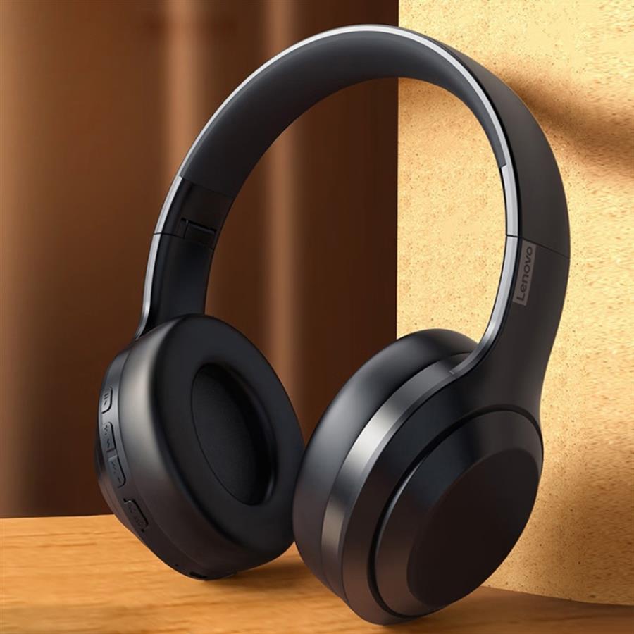 Auriculares bluetooth vincha Lenovo TH10 NEGROS