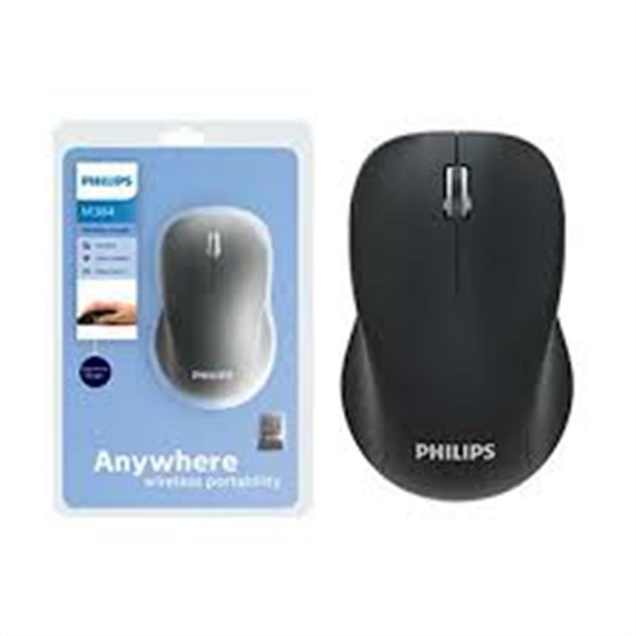 Mouse Philips inalambrico M384 Negro