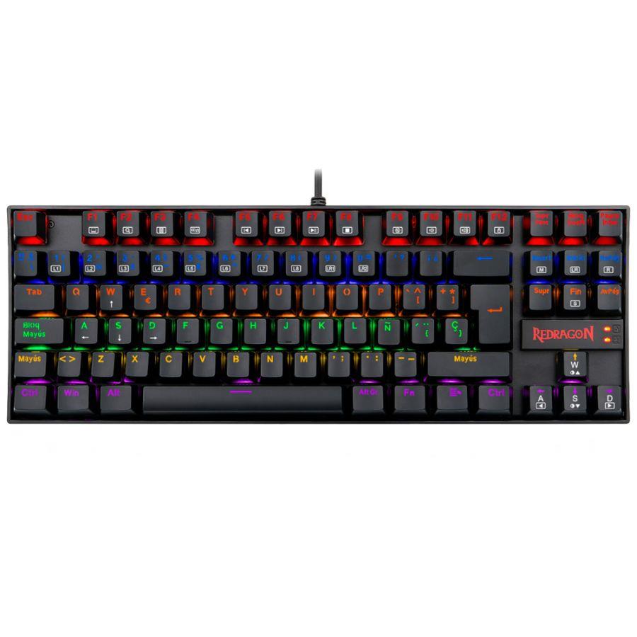 Teclado gamer Redragon Kumara K552 KR SP  Negro