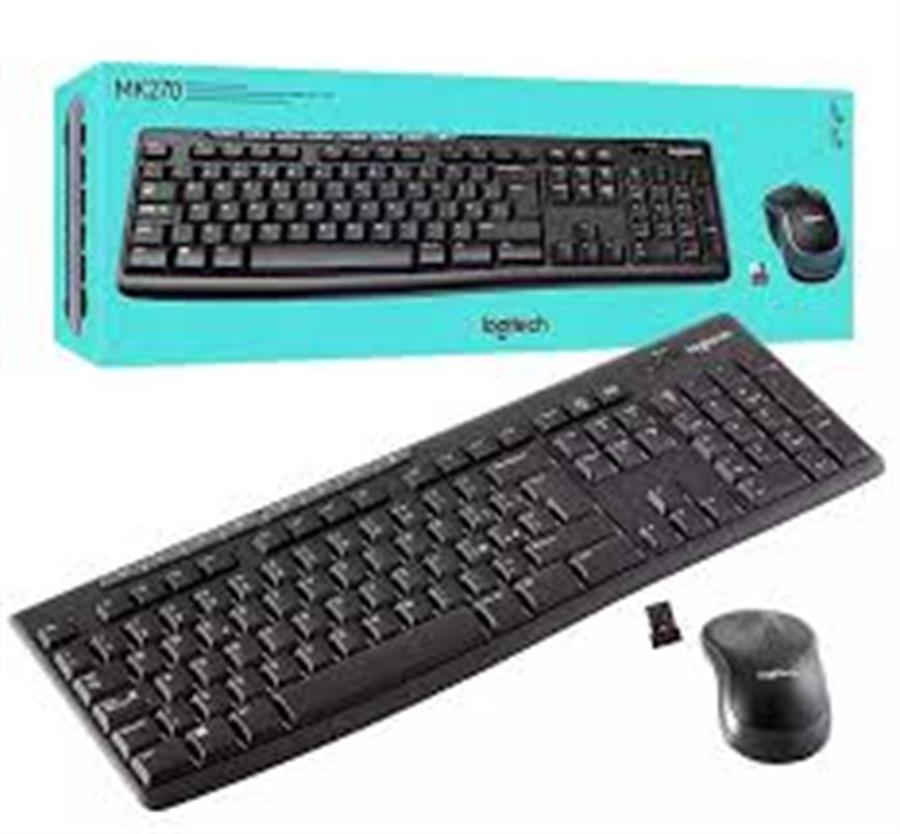 LOGITECH MK270  Teclado y Mouse Inalámbrico LOGITECH MK270