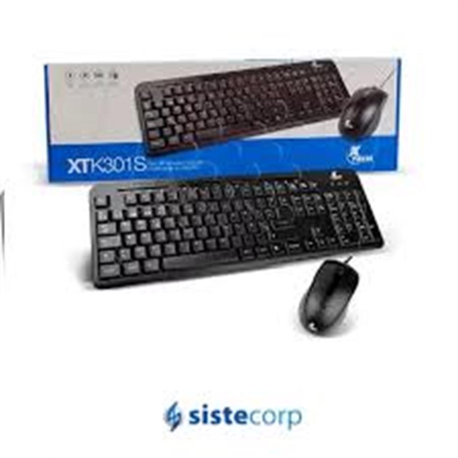 Teclado y mouse - KIT 2 en 1 - XTech XTK301S
